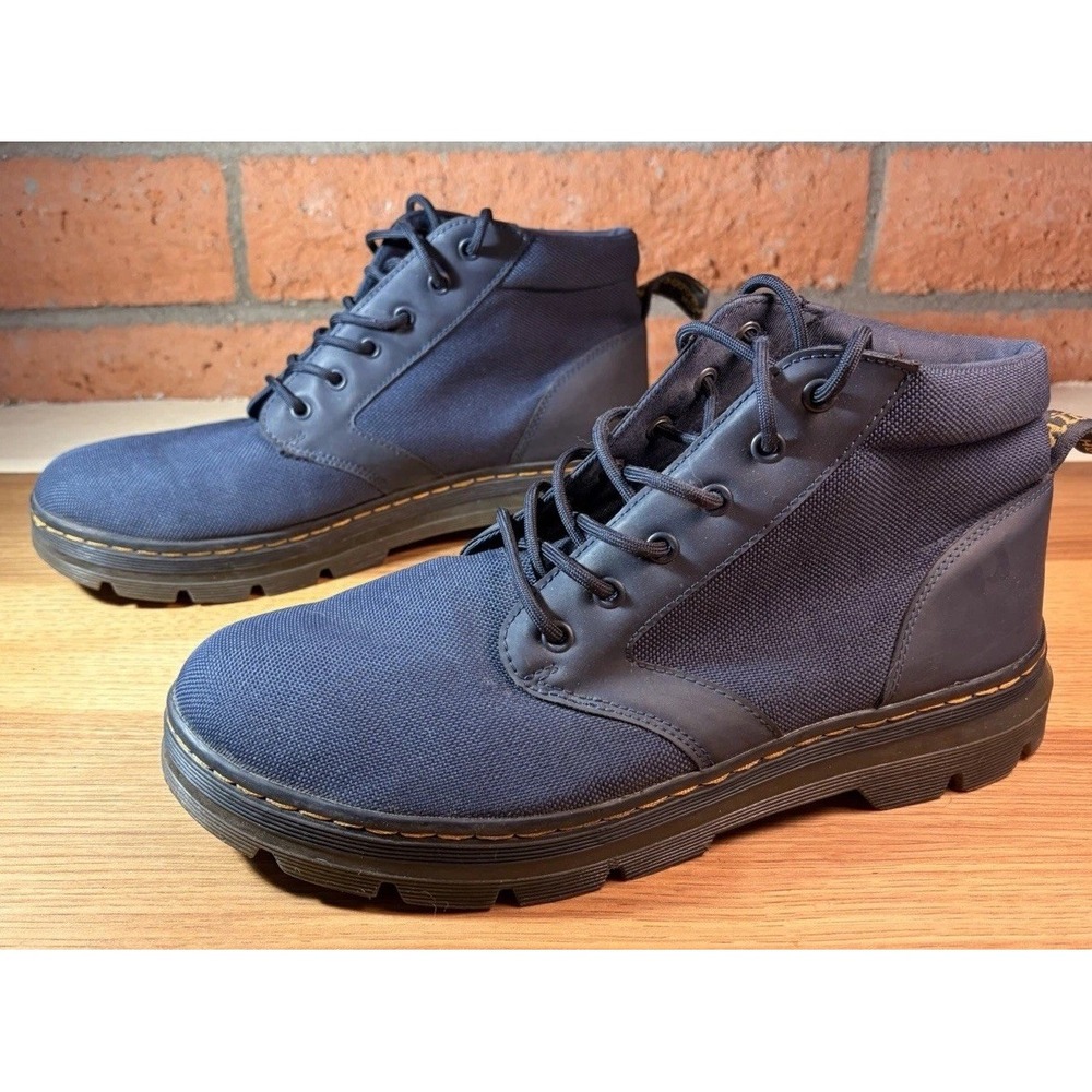 Dr. Martens Bonny Chukka Blue Boot w/ Yellow Stitching Size 12 Men's Pre-owned